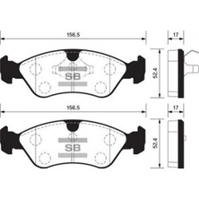 SANGSIN Mixdepo Ön Balata Astra F 91-98 Calibra-Omega-Vectra A 1.8-2.0 88-95 GDB891-GDB1300-GDB3116