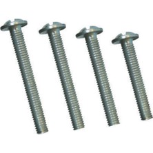 Test Metrik Vida Silindir Baş Kulp Vidası M4X20-25-30-35-40-45-50 mm 25 Er Adet Toplam 175 Adet Vida M4XS