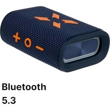 Vuralsin38 Smart Bluetooth Kablosuz Su Geçirmez Ipx7 Rgb Tws Hoparlör (Lacivert-Turuncu) X6703