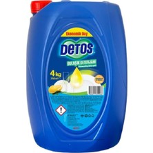 Vuralsin38 Detos Limon Kokulu Bulaşık Deterjanı 4000 ml