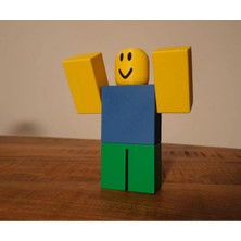 Oko Design Roblox Noob Karakter Figürü - Masaüstü Obje - 13CM