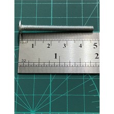 Test Metrik Vida Silindir Baş Kulp Vidası M4X45 mm 25 Adet M4X45MMSET