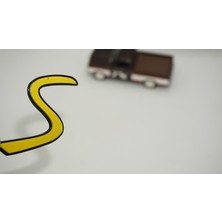 Dk Tuning Mini Cooper S Electric Sarı Siyah Bagaj Logo Amblem Arma