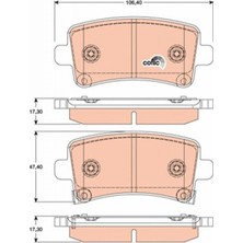 TRW Mixdepo Fren Balatasi Arka Opel Insignia A 1.6-1.8 08-17, 2.0 T 08-17