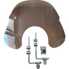 Moparsan Vespa Lüx Tip Ayna Bağlantılı Siperlik Cam Tüm Markalara Uyumlu