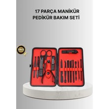 Alkasaz Şık Kutu Tasarımlı 17 Parça Manikür Pedikür Seti Dayanıklı ve Hijyenik