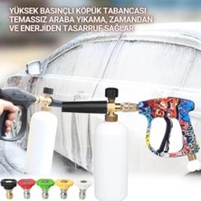 Vuralsin38 K Serisi Ile Uyumlu 5 Nozzle Set Basınçlı Araç Yıkama Tabancası Seti Basınçlı Yıkama Makinesi