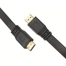 Vuralsin38 Yassı Flat Slim HDMI Kablo Uyumlu 4K Full Hd 4K 60hz 2.0 Uyumlu 4K 60P Çözünürlük Uyumlu 18 Gbps Veri Aktarım Hızı, Ethernet Kanallı 30 cm
