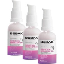 Vuralsin38 Bebak Pharma Güneş Serumu Spf 50 + Pa ++++ 30 ml (3 Paketi)