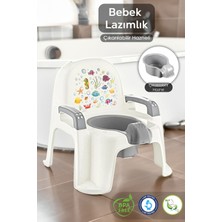 Empressco Meleni Baby Bebek Tuvalet Alıştırma Lazımlığı Tutma Kollu Koltuk Tipi Çocuk Lazımlık - Fiyatı, Yorumları