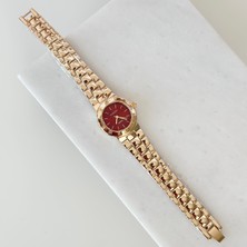 Vesce Atelier Medas Gold Saat Bordo