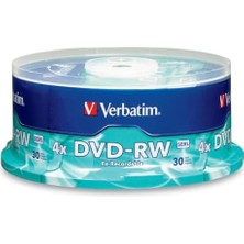 Vuralsin38 Dvd-Rw 95179 Boş Diskler (4,7 Gb, 4 x Yazılabilir, 30 Adet Mil)