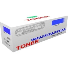 Vuralsin38 Hp Uyumlu CB541A/CE321A/CF211A Çipli Mavi Muadil Toner