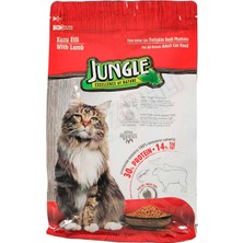 3 Adet Jungle Yetişkin Kedi Maması 1,5 kg Kuzu Etli