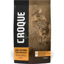 4 Adet Croque Tavuk Etli Yetişkin Kedi Maması 600 gr