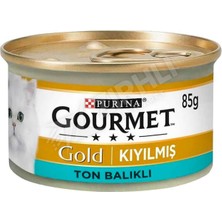 4 Adet Gourmet Gold Kıyılmış Ton Balıklı Yetişkin Kedi Konservesi 85 gr