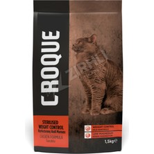 2 Adet Croque Tavuk Etli Kısırlaştırılmış Kedi Maması 1.5 kg