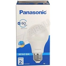 4 Adet Panasonic E27 LED Lamba 8.5 W - 60 Watt Beyaz Işık