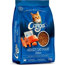 5 Adet Cango Yetişkin Kedi Maması Somonlu 1000 gr