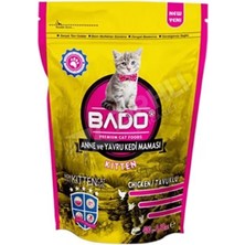 5 Adet Bado Yavru Kedi Maması Tavuk Etli 400 gr