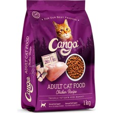 2 Adet Cango Yetişkin Kedi Maması Tavuk Etli 1000 gr
