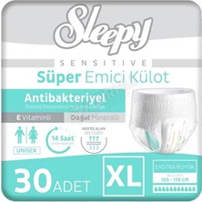 2 Adet Sleepy Antibakteriyel Emici Külot Xl Boy 30'lu