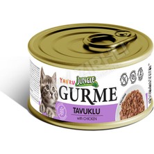 4 Adet Jungle Gurme Tavuklu Yavru Kedi Konservesi 85 gr