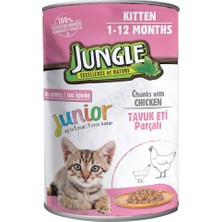4 Adet Jungle Yavru Kedi Konservesi 400 gr