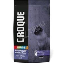 4 Adet Croque Gurme Balıklı Yetişkin Kedi Maması 600 gr