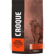 3 Adet Croque Tavuk Etli Kısırlaştırılmış Kedi Maması 600 gr