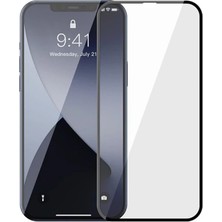 Marsilyan Baseus Iphone 12-12 Pro 6.1 0.3mm 3D Full Tempered Cam Ekran Koruyucu 2ADET Set
