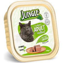 Jungle Tavuklu Yetişkin Yaş Kedi Maması 100 gr