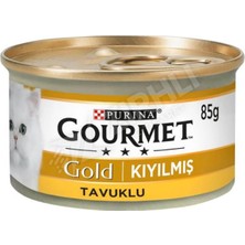 4 Adet Gourmet Gold Kıyılmış Tavuklu Yetişkin Kedi Konservesi 85 gr