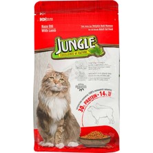 3 Adet Jungle Kuzu Etli Yetişkin Kedi Maması  500 gr