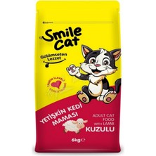 3 Adet Smile Cat Kuzulu Yetişkin Kuru Mama 6 kg