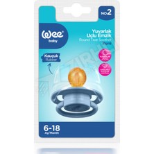 4 Adet Wee Baby Pure Yuvarlak Uçlu Kauçuk Emzik No:2