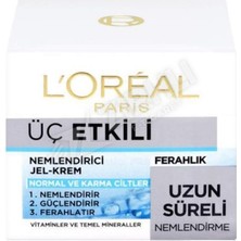 3 Adet Loreal Paris Üç Etkili Nemlendirici Krem 50 ml