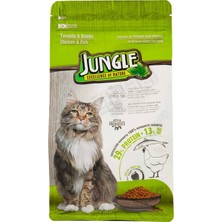 4 Adet Jungle Tavuklu-Balıklı Yetişkin Kedi Maması 500 gr