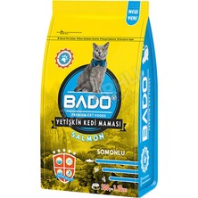5 Adet Bado Yetişkin Kedi Maması Somonlu 500 gr