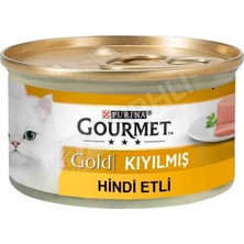 2 Adet Gourmet Gold Kıyılmış Hindi Etli Yetişkin Kedi Konservesi 85 gr