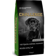 Challenge Kuzu Etli Yetişkin Köpek Maması 15 kg Doğal İçerik ile Sağlıklı Beslenme