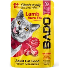 Bado Yetişkin Kedi Yaş Mama Kuzu Etli 85 gr