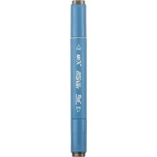 Rich KLM-17964 Art-X Sketch Marker Kalem Duo 416 Green Grey
