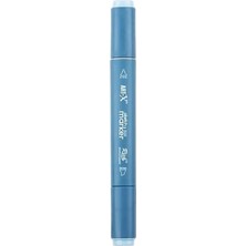 Rich KLM-18021 Art-X Sketch Marker Kalem Duo 8421 Powder Blue