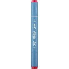 Rich KLM-17987 Art-X Sketch Marker Kalem Duo 220 Wine Red