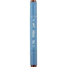 Rich KLM-17993 Art-X Sketch Marker Kalem Duo 2321 Walnut