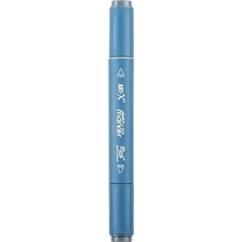 Rich KLM-17977 Art-X Sketch Marker Kalem Duo 535 Steel Grey