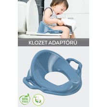 Empressco Meleni Baby Unisex Çocuk Kulplu Klozet Kapağı Adaptörü - Tuvalet Eğitimi Alıştırma Oturağı - Mavi - Fiyatı, Yorumları