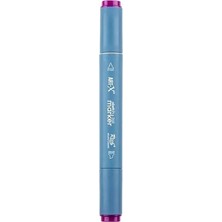 Rich KLM-17954 Art-X Sketch Marker Kalem Duo 513 Vivid Pruple