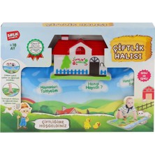 Trendy Pazars YY-571 A622374TR-U Sesli ve Işıklı Eğitici Çiftlik Halısı -Birliktoys